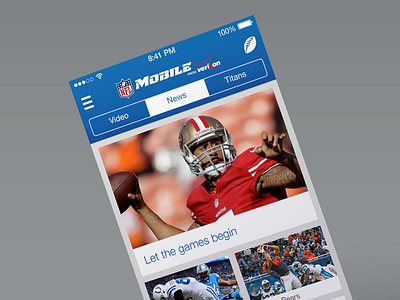 NFL Mobile iOS7 2nd edition football ios 7 iphone mobile nfl