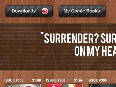 Added elements for Comic app