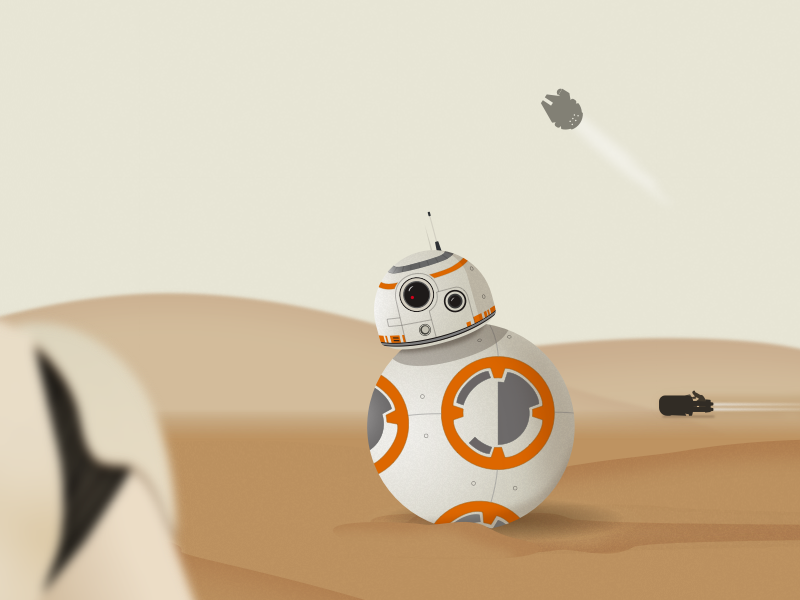 Star Wars Bb 8 By Mike Brisk Dribbble Dribbble