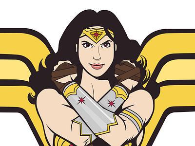 Gal Godot Comic Wonder Woman comics dc sketch app wonder women