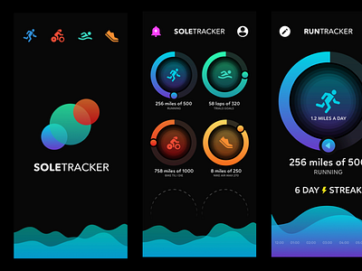 Soletracker App app fitness ios sport