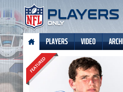 Players Only Blog design