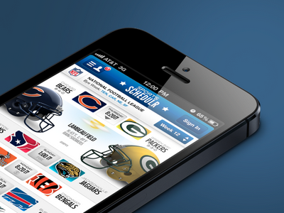 Sports schedules app ios iphone mobile sports teams