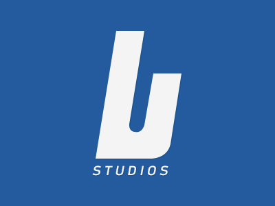 Brisk studios rebrand blue brand simple white