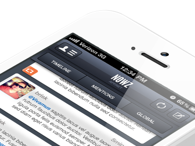 App.net ios app called Nowz appnet ios iphone mobile nowz social