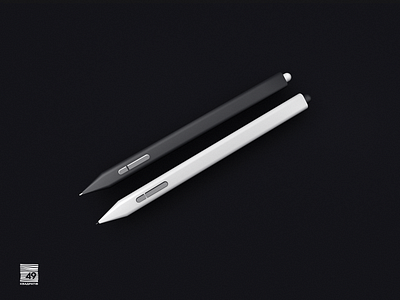 Wacom by 49squares 3d black white design digital kyiv product stylus ukraine wacom intuos
