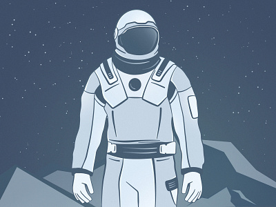 astronaut astronaut digital discovery illustrator spaceman stars way web