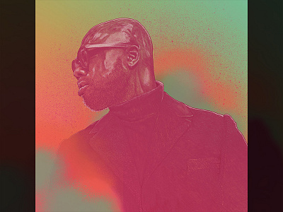 Ghostpoet Portrait drawing fun illustration music portrait practice procreate