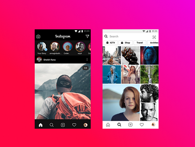 Copy of Instagram app icon typography ui ux