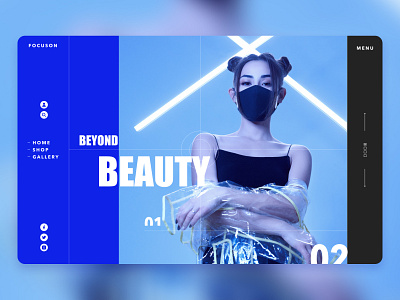 Face Mask banner covid design dribbble shop ui ux design web