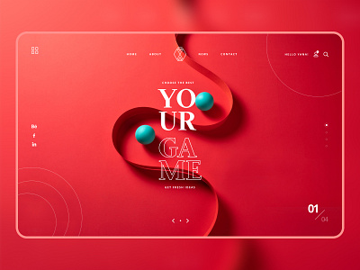 Your Game banner branding design dribbble fashion illustration instagram shop ui ux design web work