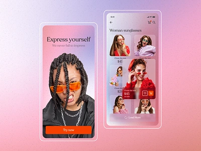 Sunglasses shop afro afroamerican app banner design dribbble eccomerce eyeglasses grlpwr mobile shop shopping shot style summer sunglasses ui ui ux design web woman