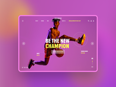 Sportwear shop concept afroamerican banner basketball clothes design dribbble eccomerce gym running shop shopping soccer sport sportwear ui ux design web workhard