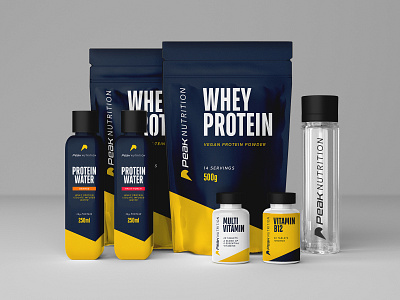 Peak Nutrition Packaging Design