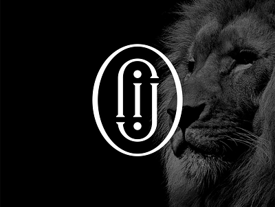 IJ Wildlife Photography Monogram animal photography elegant logo i logo ij j logo letter i letter j lion logo luxury monogram monogram monogram logo nature logo photography wildlife