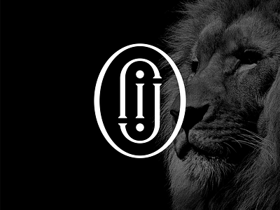 IJ Wildlife Photography Monogram animal photography elegant logo i logo ij j logo letter i letter j lion logo luxury monogram monogram monogram logo nature logo photography wildlife