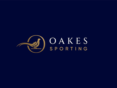 Oakes Sporting Logo Design advertising bird branding letter o logo logodesign marketing o o logo oak oak leaf oak tree pheasant sport event sporting sports wildlife