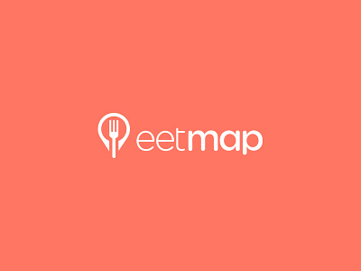 eetmap Logo Design - Restaruant Location App brand branding icon identity logo logo design