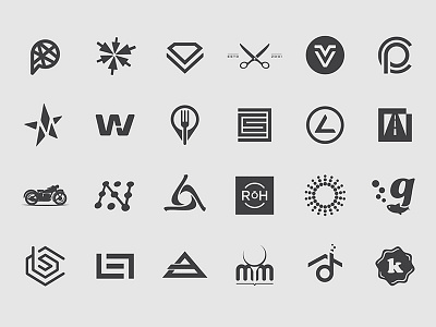 Logo Collection 01 behance brand branding icon identity logo logo design logofolio