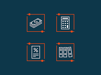 Accountancy Icons design graphic icon icons logo