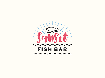 Fish Bar Logo behance brand branding icon identity logo logo design logofolio