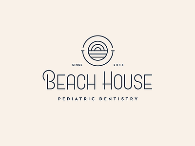 Beach House Pediatric Dentistry branding california dentist dentistry happy identity logo logo design pediatric teeth