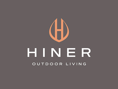 Hiner Outdoor Living architechture architect h logo landscape landscape design landscaper landscaping outdoor logo outdoors outsiders