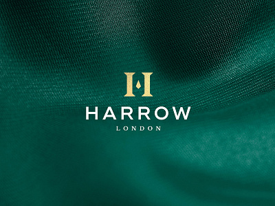 Harrow Menswear Logo Design bespoke branding clothing harrow icon identity logo logo design london luxury luxury brand luxury logo menswear premium suit tailor