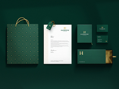 Harrow Menswear Branding