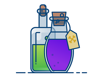 Potion design illustration vector vector artwork