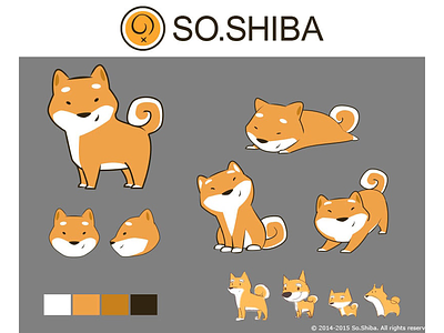 So.Shiba Logo and Mascot Design character design logo shiba