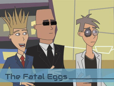 The Fatal Eggs 2d animation cartoon character design concept art limited animation paperless animation
