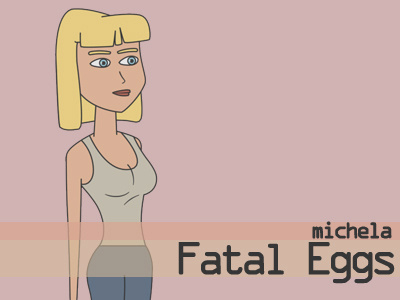 Michela cartoon character character design flash animation illustration limited animation