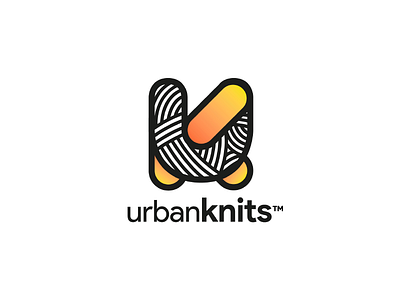 URBANKNITS- Corporate Identity Design branding project color palette color shapes company style guide digital brand book final brand identity final option logo logo mark construction visual identity