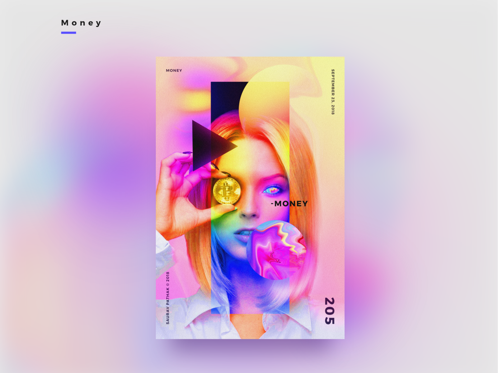 FLOYD | MONEY | Illustrative Poster by Saurav Pathak on Dribbble