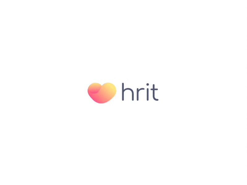 HRIT | The Heart App colors design logo logo design splash screen ui ui design ux ui ux design vibrant