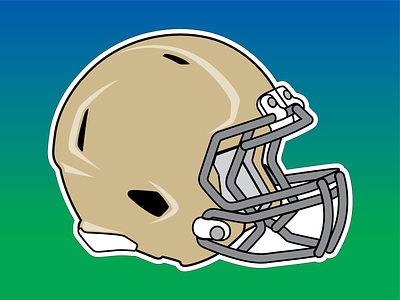 Football Helmet design football helmet illustration sports sticker design vector