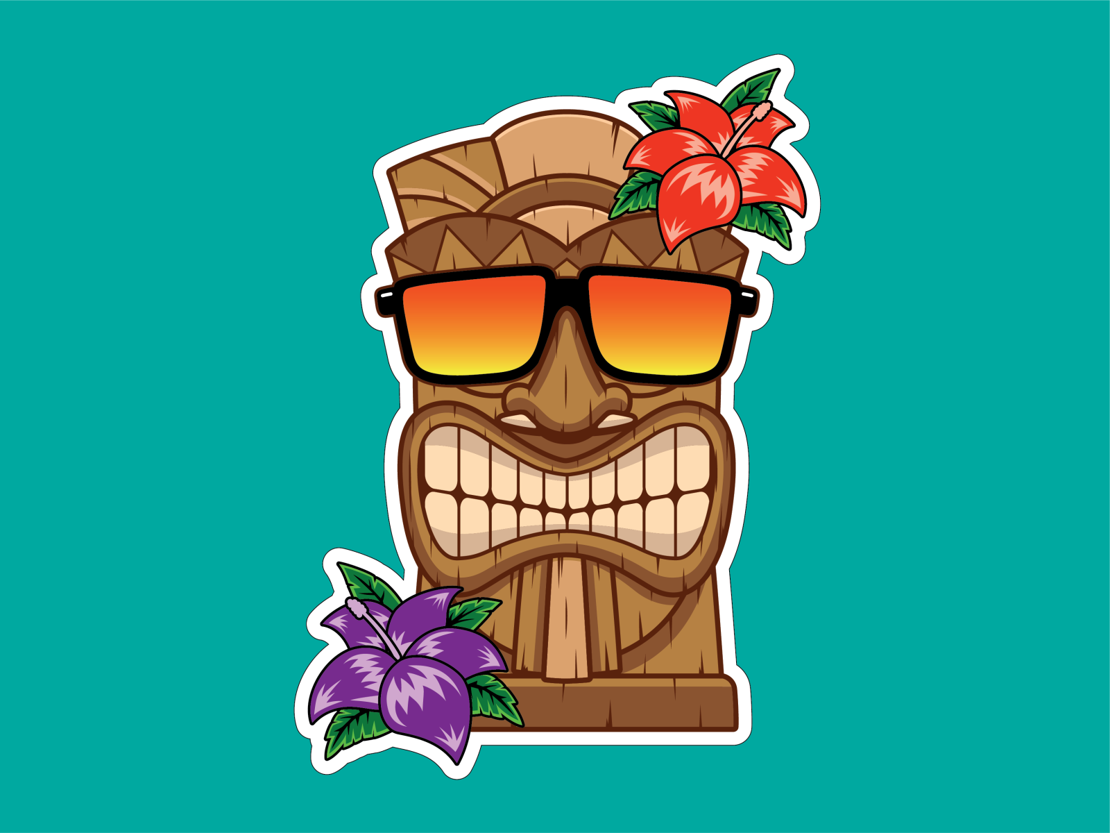 Cool Tiki Guy By Phil Harber On Dribbble