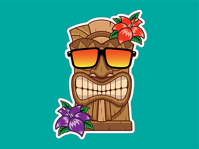 Cool Tiki Guy by Phil Harber on Dribbble