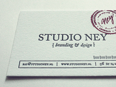 Studio Ney business card