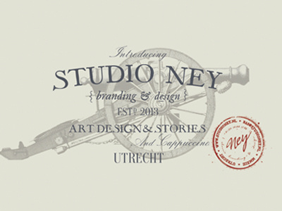 Ney Canon Dribbble branding identity