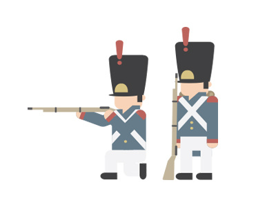 Infantry icon illustration