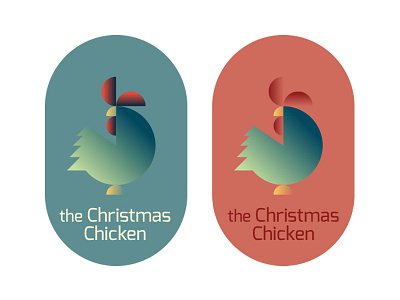 Christmas Chicken Logo logo sketch