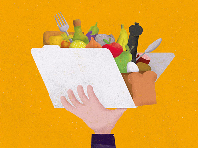 Food Files illustration