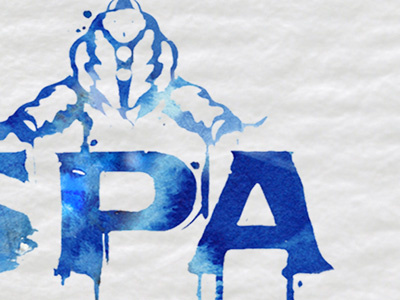 Watercolor version Spa logo art logo spa water watercolor