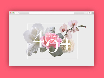 404 error 404 design error flowers pink scent type ui web white