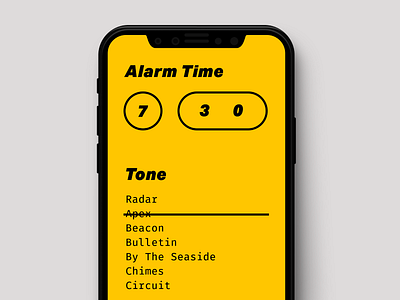 Daily UI Day 007 — Settings