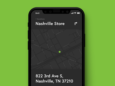 Daily UI Day 020 — Location Tracker