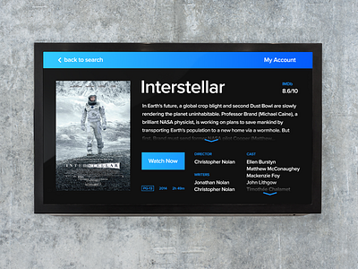 Daily UI Day 025 — TV App