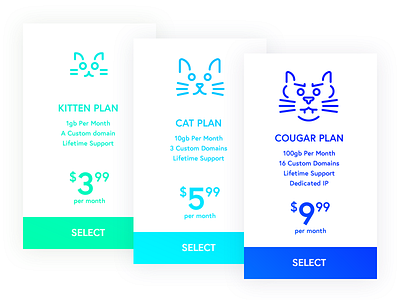 Daily UI Day 030 — Pricing cats daily ui dailyui pricing ui web